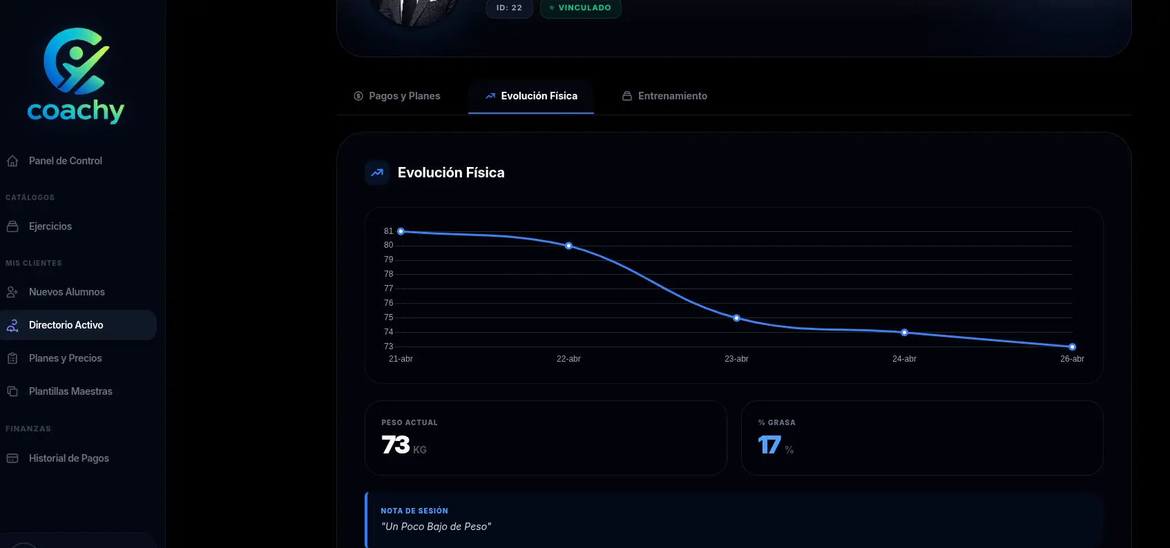 Coachy ERP Interface